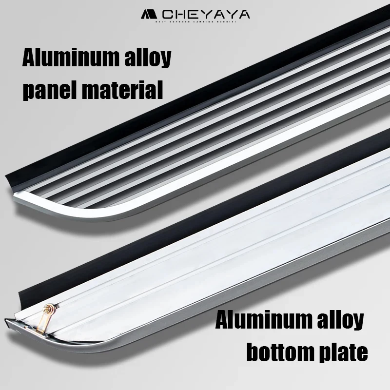 High Quality Universal Guard Style Aluminum Alloy Side Step Running Board SUV Pickup Exterior Accessories