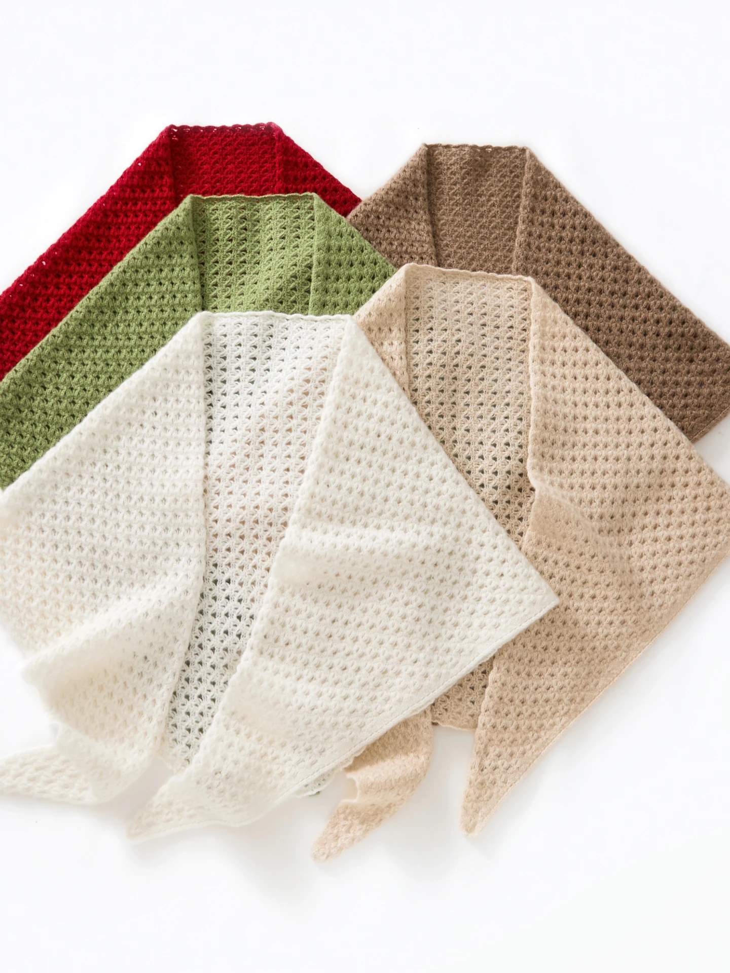Light Luxury Woman 100% Cashmere Shawl Spring Elegant Autumn Winter Female Knitwear Hollow Out Clothing Tops Ladies Solid Scarf