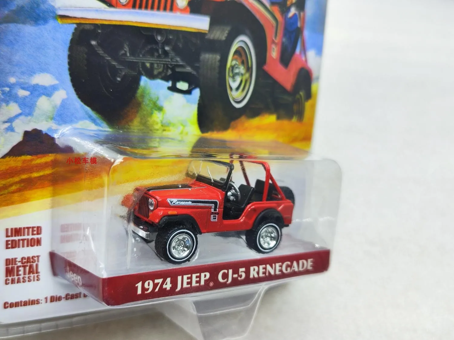 1:64 1974 Jeep Renegade - The Great Escape  Diecast Metal Alloy Model Car Toys For  Gift Collection