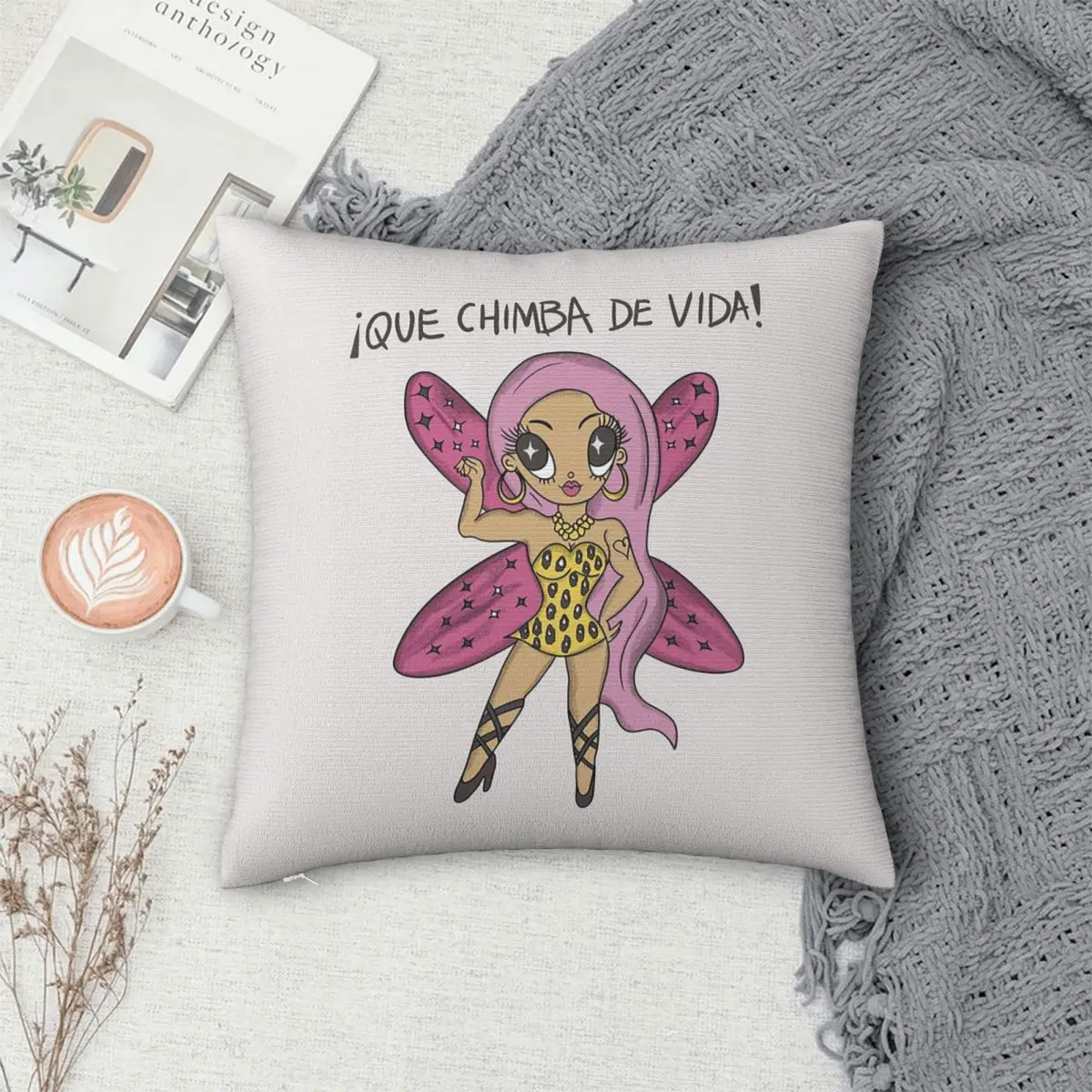 Manana Sera Bonito Karol G Square Pillowcase Cushion Cover Pillow Case Throw Pillow Cover for Home Sofa Living Room