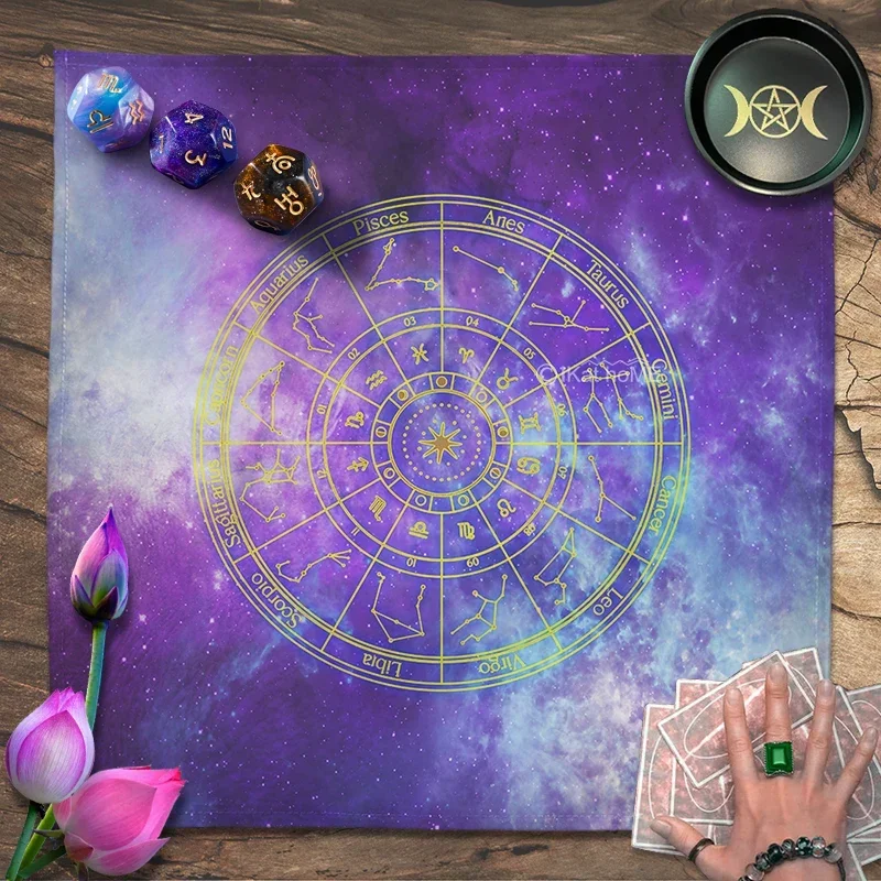 Tarot Tablecloth Celtic Knots Altar Cloth Pagan Spiritual Pendulum Witchcraft Astrology Oracle Card Pads Small tablecloth