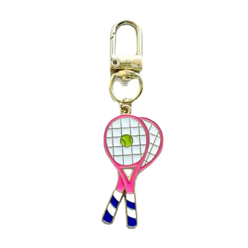 Mini-Schlüsselanhänger Tennis-Partygeschenke Tennisball-Schlüsselring Tennistaschenanhänger Sport-Schlüsselanhänger für Jungen Mädchen Schule Karneval Belohnung – Detail 6
