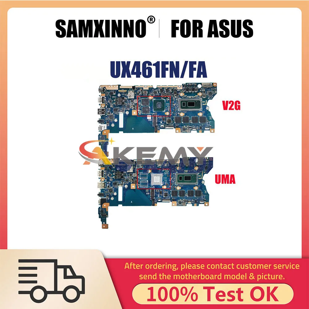 

Laptop Motherboard For ASUS Zenbook Flip UX461FA UX461FN TP461U TP461F Notebook Mainboard i3 i5 i7 8th Gen CPU 8GB 16GB RAM