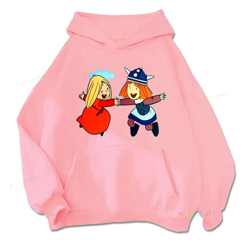 

Толстовка с капюшоном Wickie из анимационного фильма Vinky The Viking, пуловеры, толстовки с немецким ТВ-шоу, повседневная милая одежда с длинными рукавами и героями мультфильмов