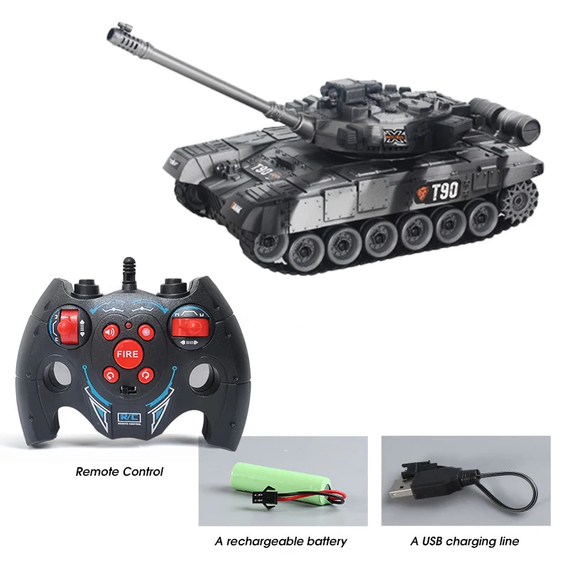 RC Panzer Militärischer Krieg Schlacht Vereinigte Staaten M1 Leopard 2, Fernbedienung, elektronisches Spielzeugauto, taktisches Modell, Geschenke für Jungen und Kinder