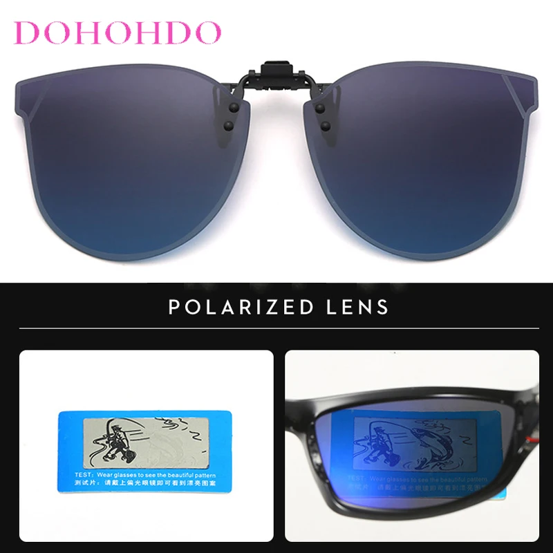 

Vintage Polarized Lenses Clip-on Flip-up Lens Anti-Glare Driving Shades Women Man Brand Sports Goggles UV400 Eyewear Accessories