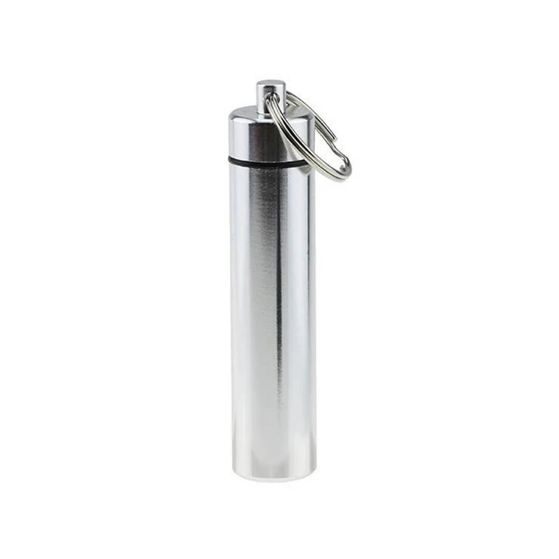 1 Piece Aluminum Alloy Portable Rustproof Stand For Toothpick Outdoor Household Travel Seal Storage Container Box Holder Case