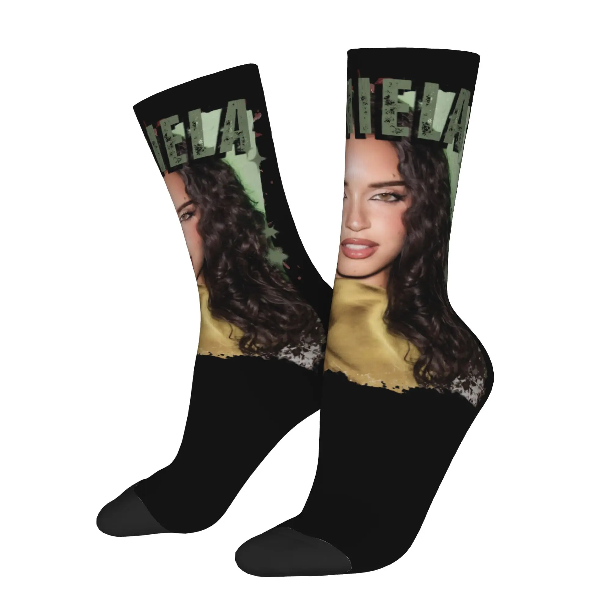 Daniela Katseyes Kpop Girl Group Socks Men's Women's Casual  Socks Spring Summer Autumn Winter Middle Tube Socks
