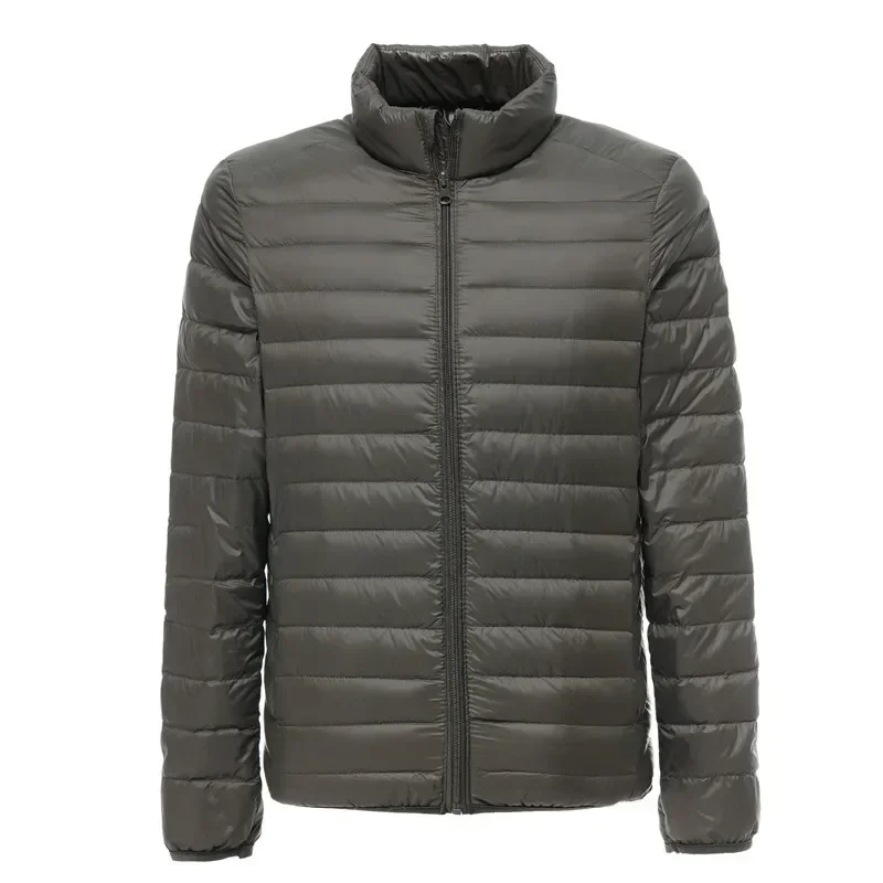 Neuankömmlinge Herbst Winter Herrenmode Stehkragen Daunen mäntel Herren leichte wasserfeste packbare Puffer jacke Mäntel