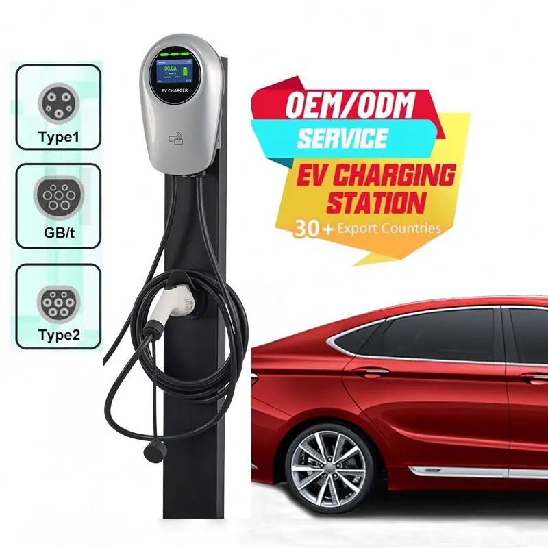 

XUDIANTONG 7kW EV Charger Type2 OCPP CE Plug CCS Interface IP54 V2G V2H Wallbox 7kW 11kW 22kW New