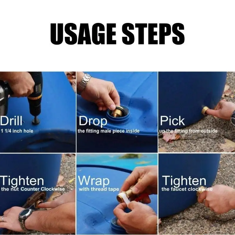 

R9UF латунный пакет с толстым садовым шлангом.