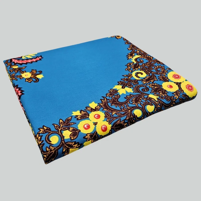 Blue Java African Batik Cotton Fabric for Summer Autumn Dress Clothes Turban Cushions Wax Fabric 46Inch Wide 6Yards Long R2956 - view 3