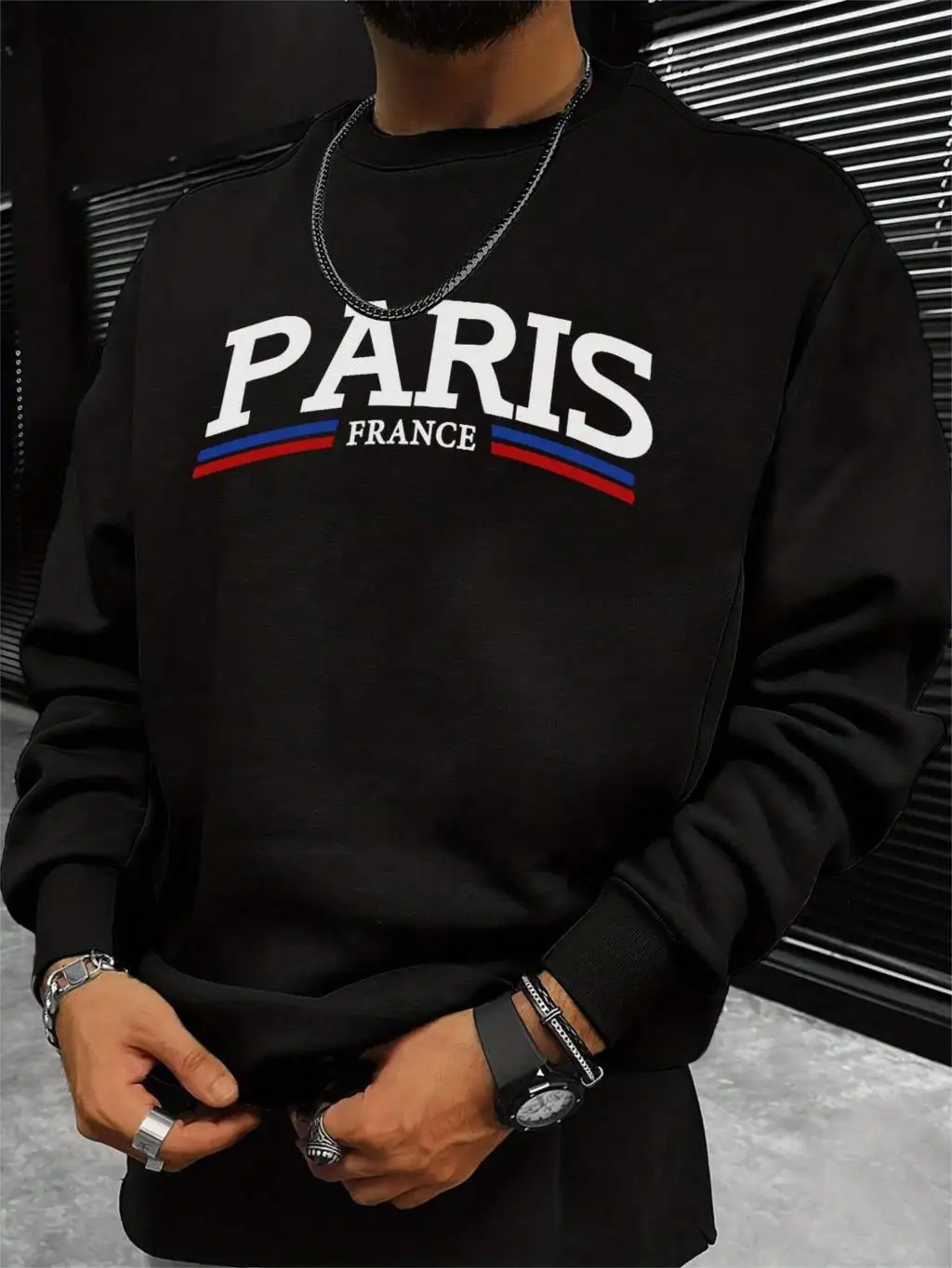 Paris France Letter Print Men Hoodie Street Tide All Match Sweatshirts Casual Fashion Comfortable Hoodies Crewneck Pullovers Top