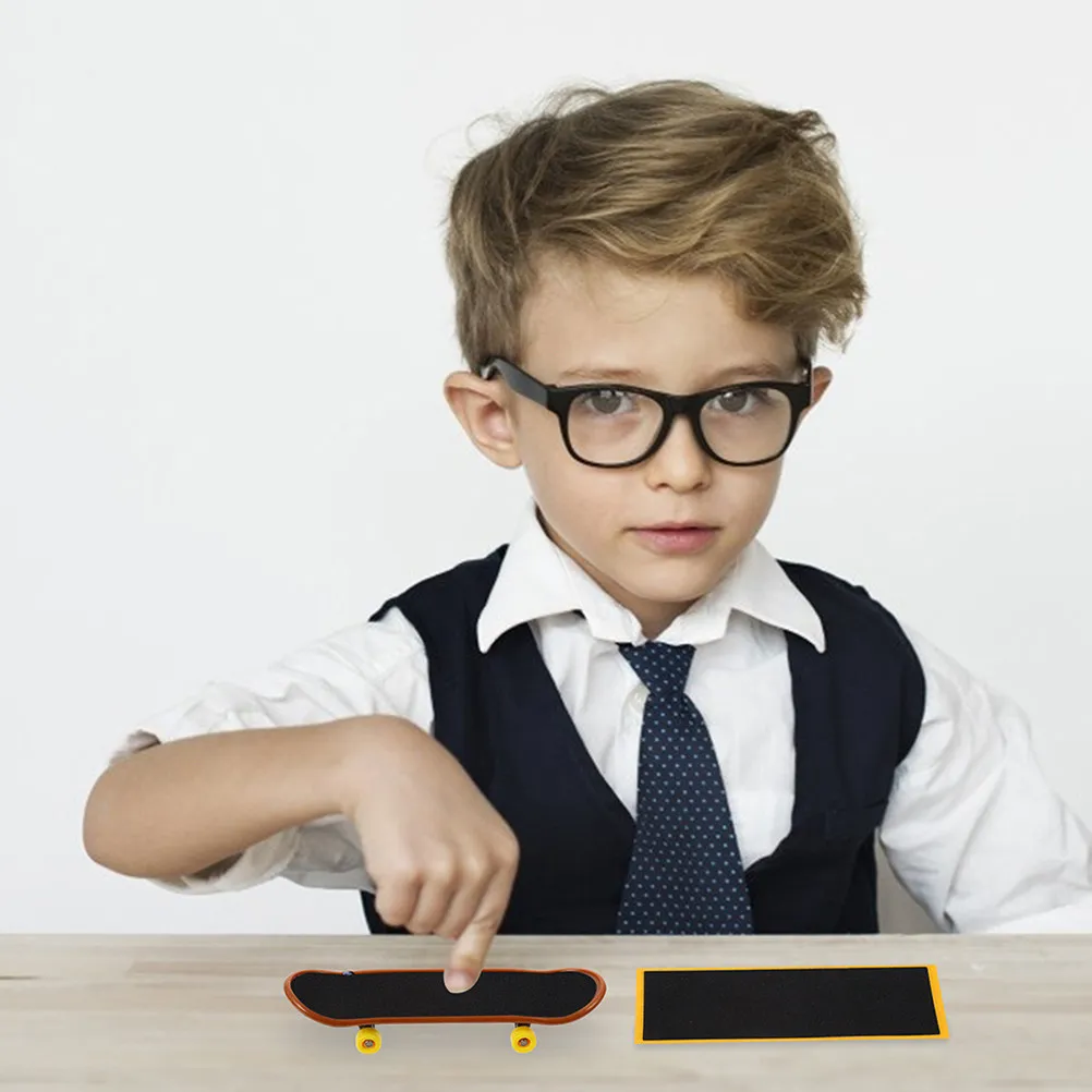 12Pcs Fingerboard Grip Tape Foam Nonslip Skateboard Sticker Easy Apply Replacement Mini Skate Deck Accessories