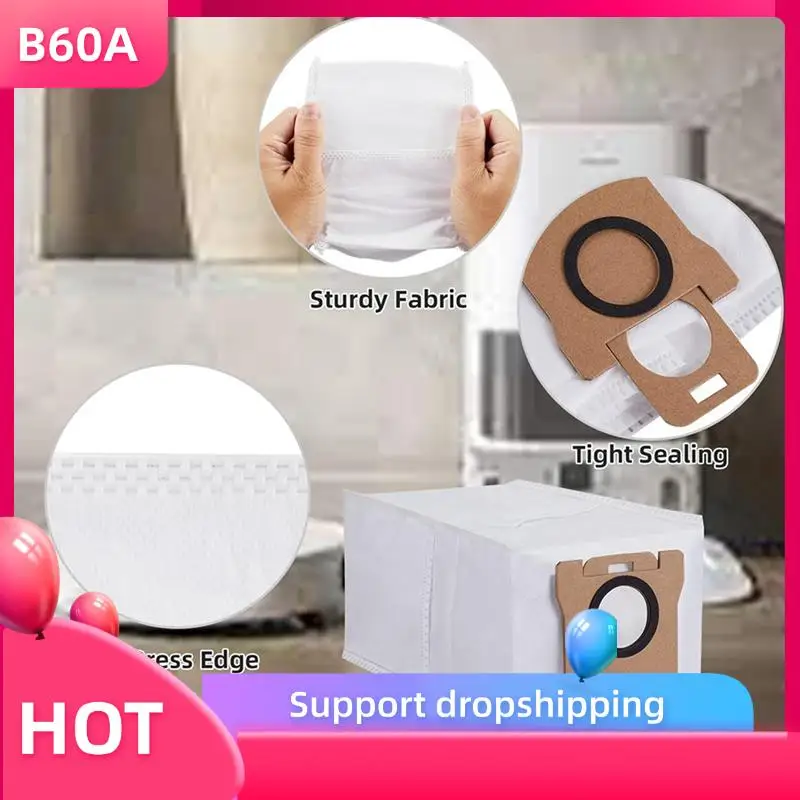 

B60A 16 шт. запасные части пылесборник для Dreame Bot L30 Ultra робот-пылесос мешок для мусора грязный мешок