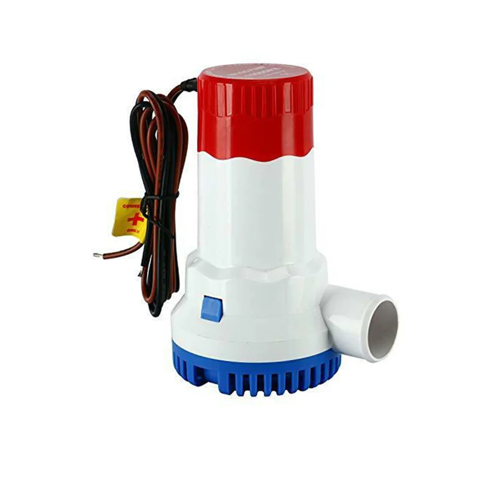

Dc24V 1500Gph Mini Bilge Pump Submersible Boat Water Pump Waterproof Insulated Long Life Low Noise For Garden Rv House Marine