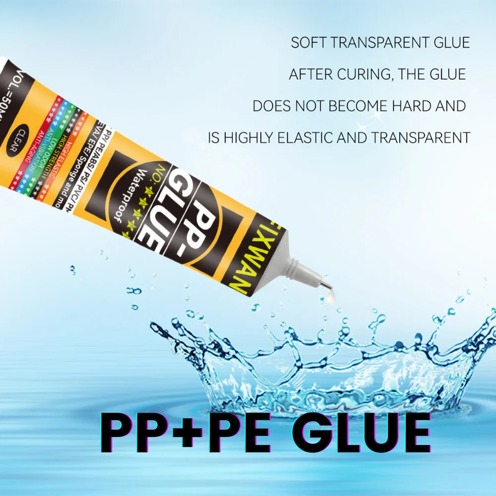 FIXWANT PP Polypropylen/ PPT / PC Polycarbonat/ TPE/ TPU/ ACRYL/ ABS Spezialkleber für Kunststoff ohne Behandlung – Detail 13