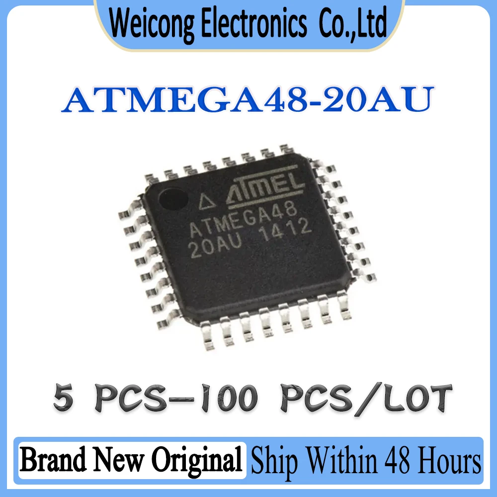 ATMEGA48-20AU ATMEGA48-20A ATMEGA48 ATMEGA New Original IC MCU Chip TQFP-32