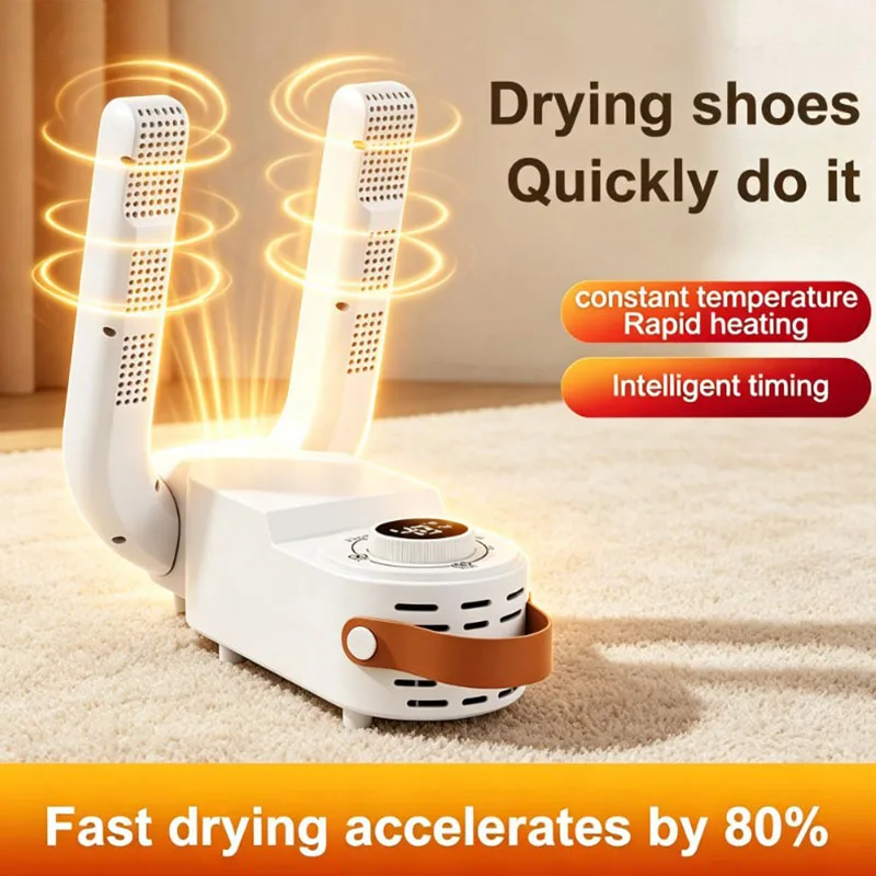 Adjustable Telescopic Shoe Dryer Intelligent Timing Fast Drying Sterilizing Deodorizing Shoe Drying Device For Boots Sneakers