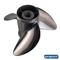 High Quality Outboard Motor Stainless Steel Propeller for Yamaha 150-300HP POLYDA 13 3/4X19-M LH Rotation Boat Engine Parts