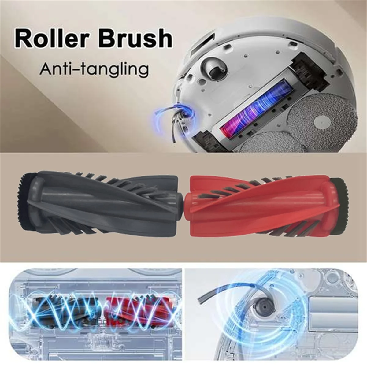 FZFZ 36 шт. для Saros 10R/G20s Ultra запасные части, основная боковая щетка для пылесоса, HEPA-фильтр, подушечки для швабры, мешок для пыли