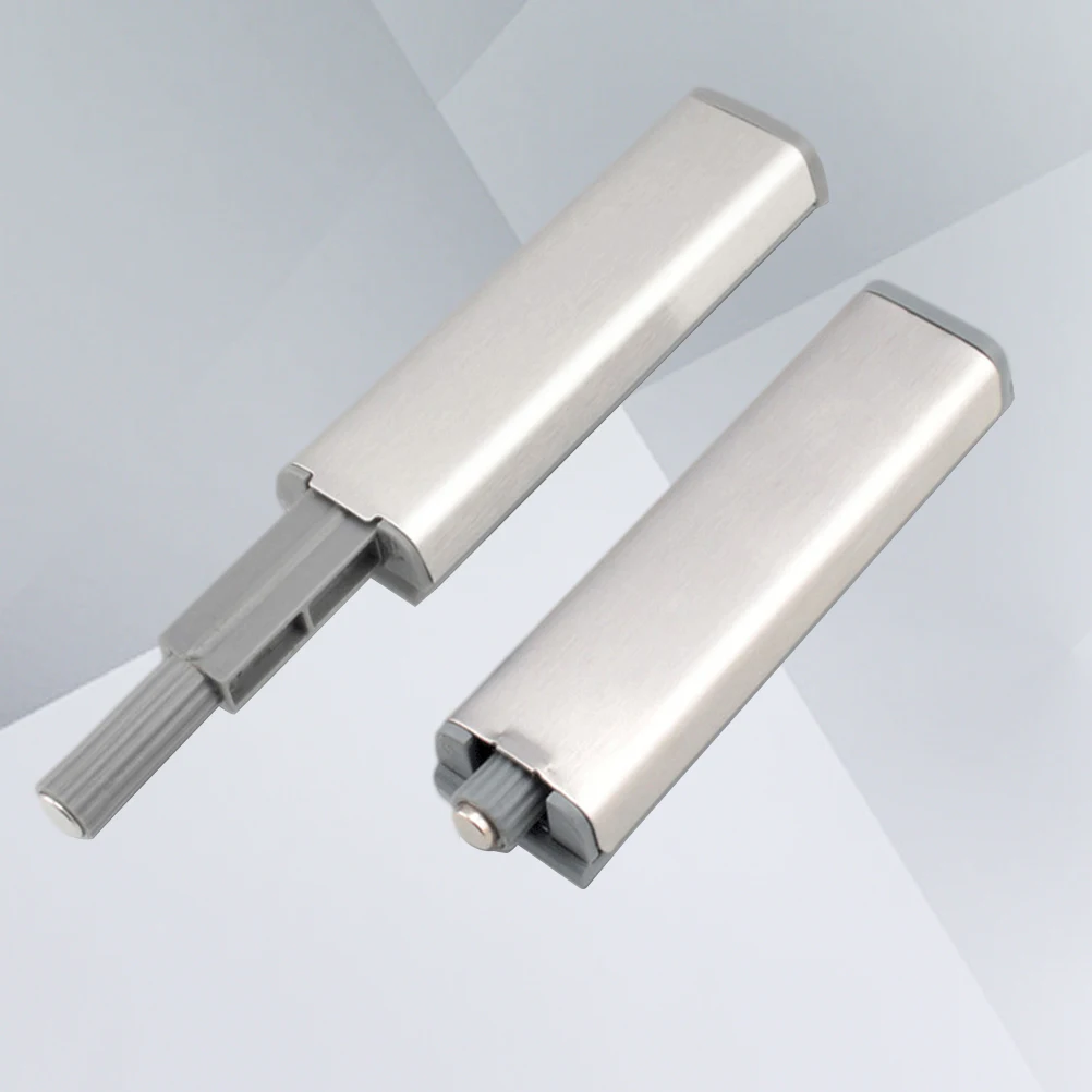 

10pcs Stainless Steel Magnetic Cabinet Door Catches Rebounder Push To Open Automatically Handleless Drawer Bumper Furniture