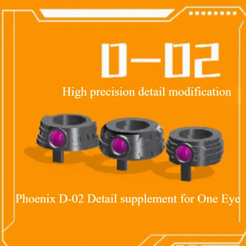 PHOENIX 3D Printing Parts D-02 HGUC ZAKU GTO Mobile Suit Model Universal One Eye Modification Accessories for Modeler Hobby DIY