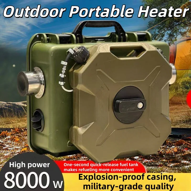 High Quality 2KW  8KW Portable Diesel Parking Heater 12V/24V for Camping RV Car Truck and Tent Parking All in One Heater