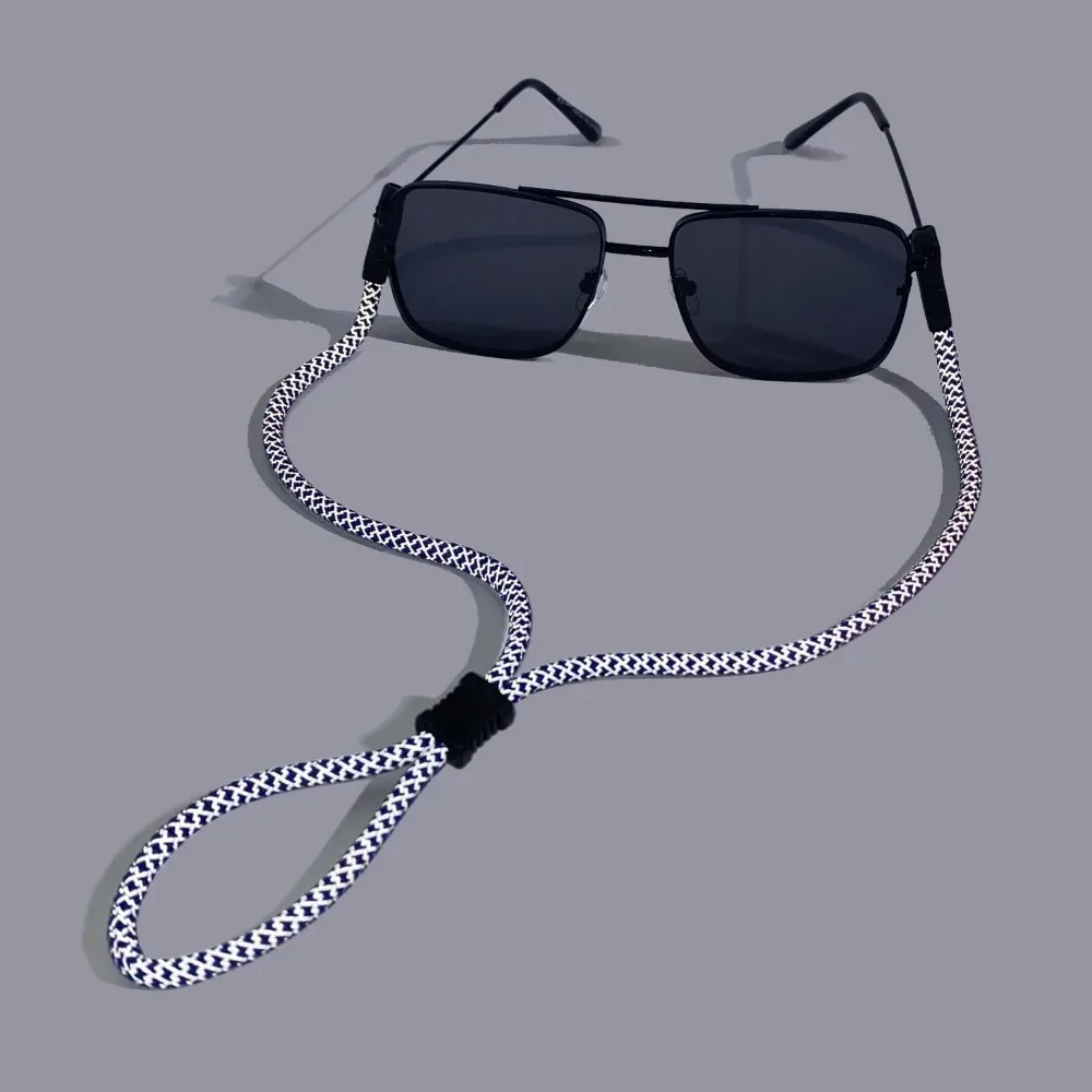 MJYIWANG Non-Slip Sunglasses Rope Reflective Lanyard Strap Eyewear Cord Holder Sports with Adjustable Buckles Glasses Neck Cord - view 6