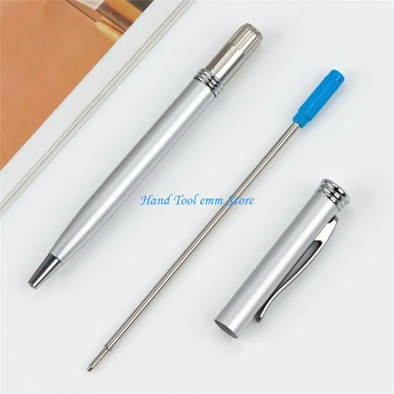H37F 10Piece Metal Ballpoint Pen Twist to Open/Close Ballpoint Pen, 1.0mm Pen Tip Smooth to Write for Office School