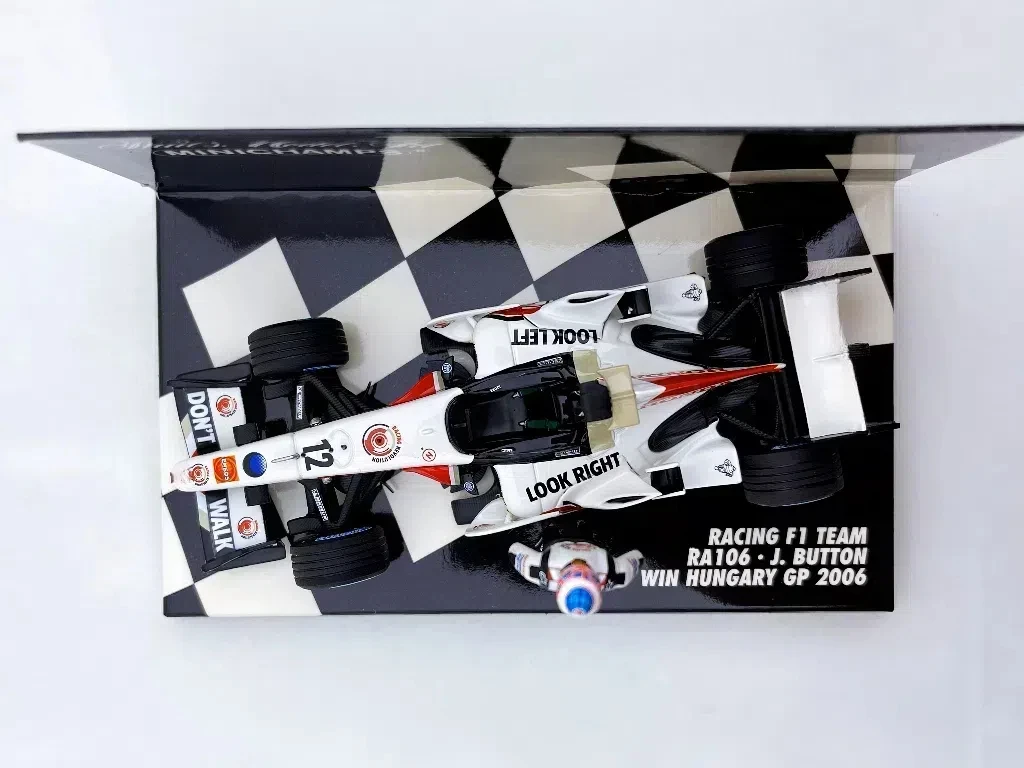 Minichamps 1:43 F1 RA106 زر 2006 المجر محاكاة طبعة محدودة الراتنج المعادن ثابت سيارة لعبة مجسمة هدية