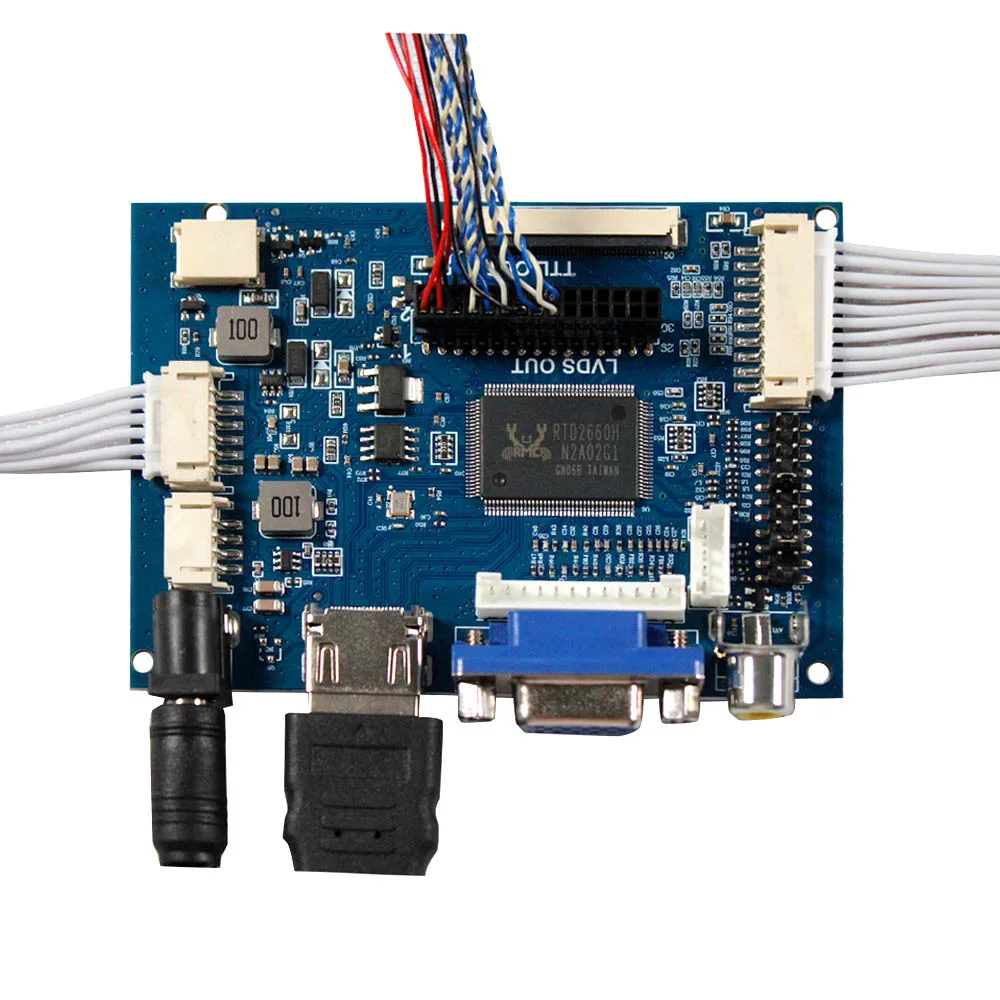 Hd Vga 2Av Lvds Controller Board Transparent Lcd 7