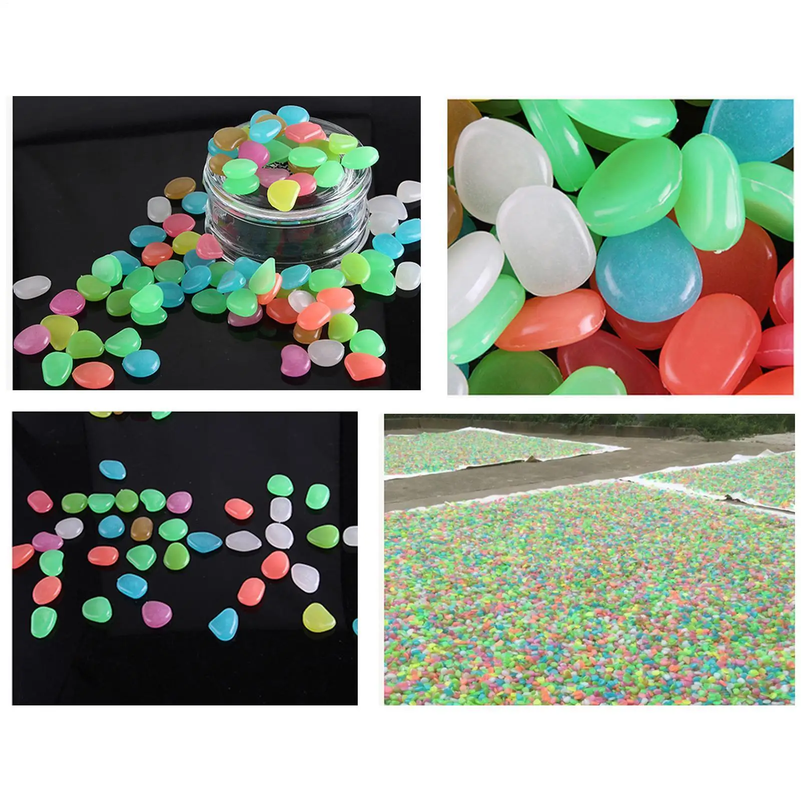 Small Pebbles 100-Piece Smooth Vase Filler Plant Rocks For Pots Indoor For Fish Tank Aquarium Vase Decor Landscaping Outdoor