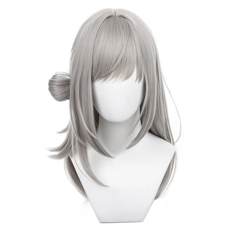 Vertin-Cinza Quente Peruca de Cosplay, Resistente ao Calor, Perucas Sintéticas, Anime, Reverso: 1999
