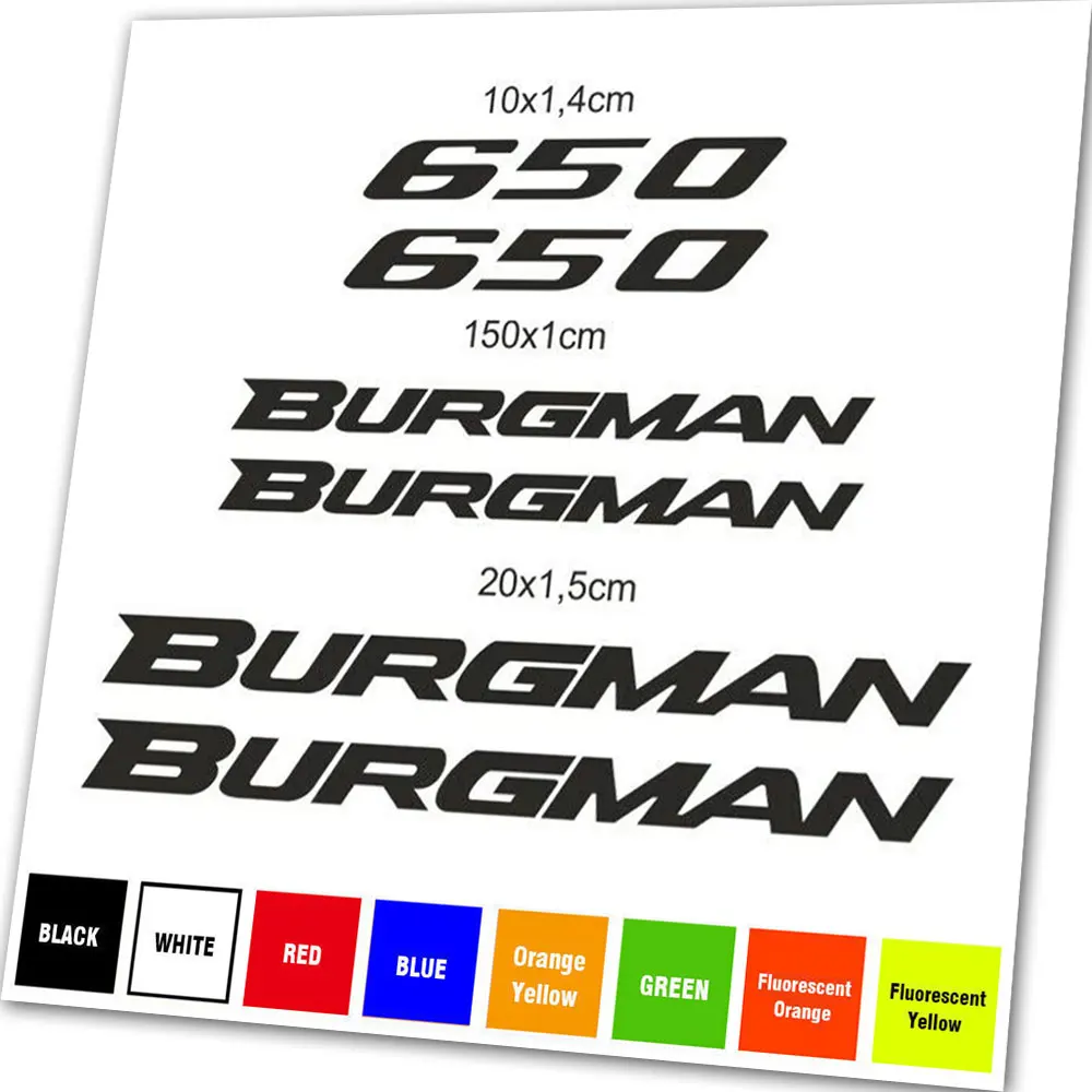 Compatible For Suzuki Burgman 650 Motorcycle Graphics Decals Stickers Kit High Quality Vinyl