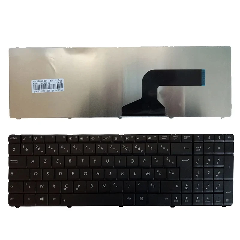 

Клавиатура AZERTY для ASUS P52 P52F P52JC P53 P53E P53SJ P53E W90 W90V W90VN A53E A53SC A53SD A53SJ A53SK FR Blacklit