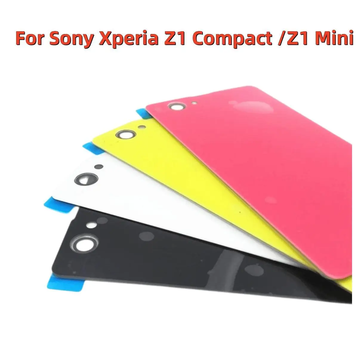 Задняя крышка корпуса батарейного отсека для Sony Xperia Z1 Compact Z1 Mini D5503 M51W Задняя задняя крышка Стеклянная панель для Sony z1mini