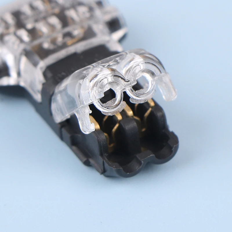 New 1/5Pcs 2 Pin Way Plug Wire Cable Snap Connectors Waterproof Electric Wire Double-Wire Plug-In Connector With Locking Buckle