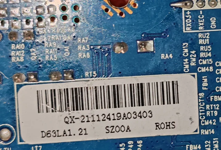 VS.D63LA1.2 D63LA1.21 AV + VGA + HDMI + RF + HDMI + USB TV صور مادية تم اختبارها جيدًا