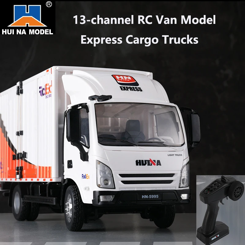Huina 1524 جديد 1/18 RC فان نماذج من الشاحنات 13 قناة التحكم عن بعد شاحنة بضائع Rc سيارات لعب سيارة هدايا للأطفال #1