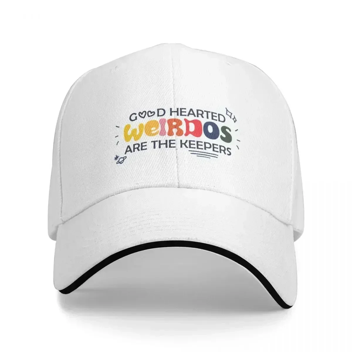 Good Hearted Weirdos Are Keepers Thasmin Quote Thirteen Exterminate Cap Baseball Cap Designer Hat Golf Wear Mens Hat Women's
