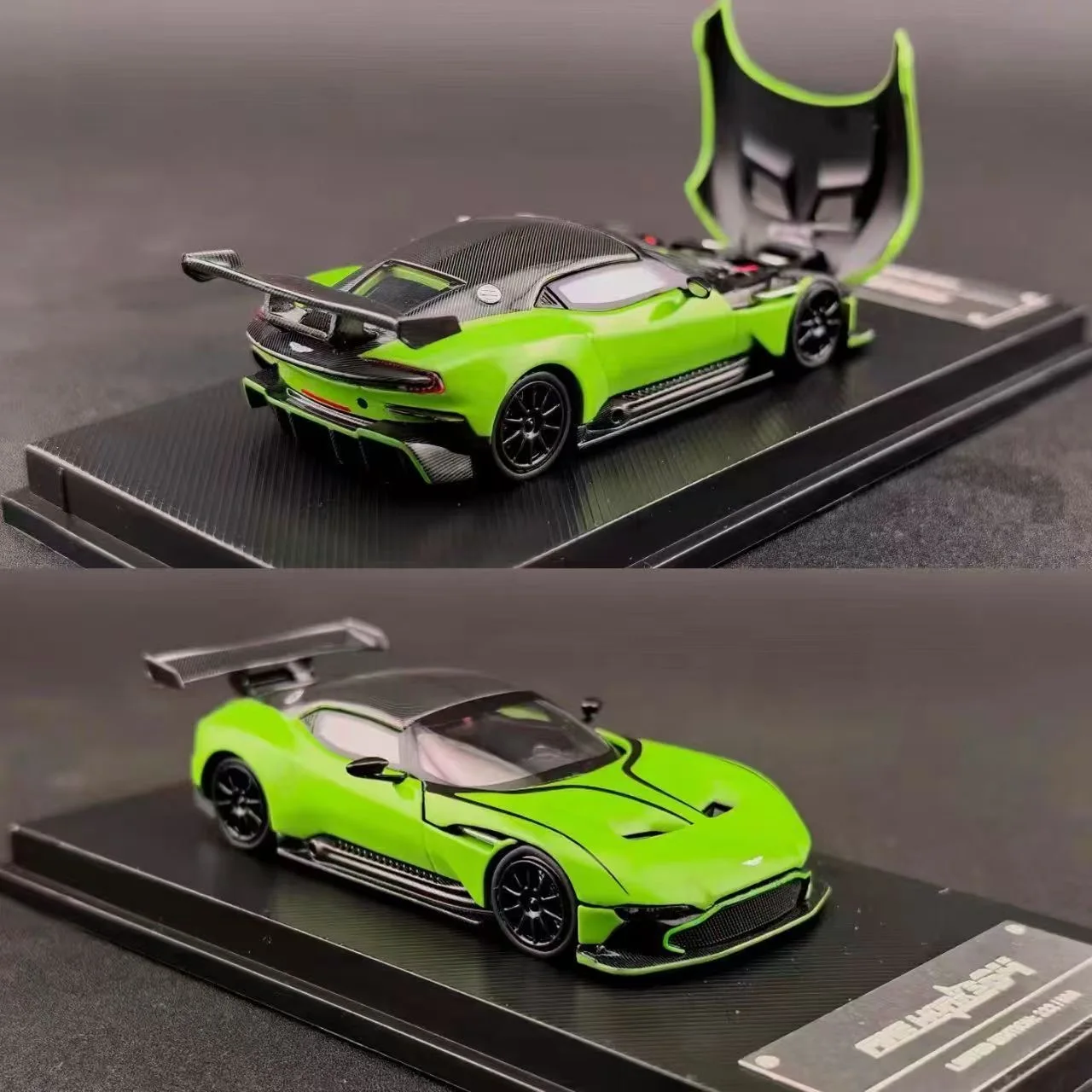 

1/64 Vulcan Model Car Vintage Cars Diecast Vehicle Collection Model With Display Case Gifts for Adults