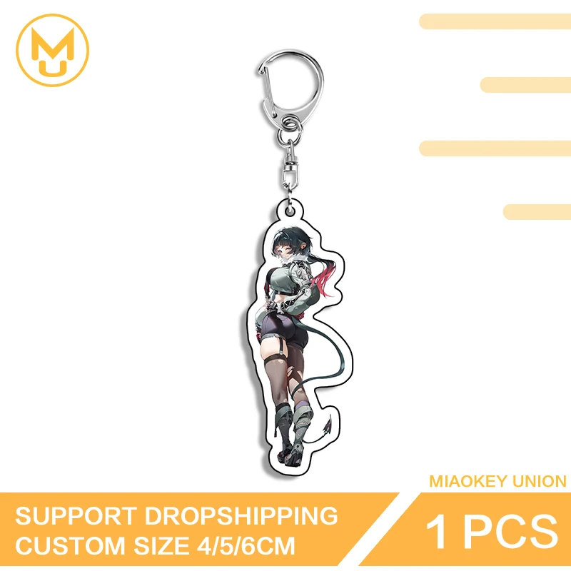 Trendy Girl Zenless Zone Zero Jane Doe Amusing High Quality Double Sided Acrylic Key Chains Adorable Daily Wear Trendy Jewelry