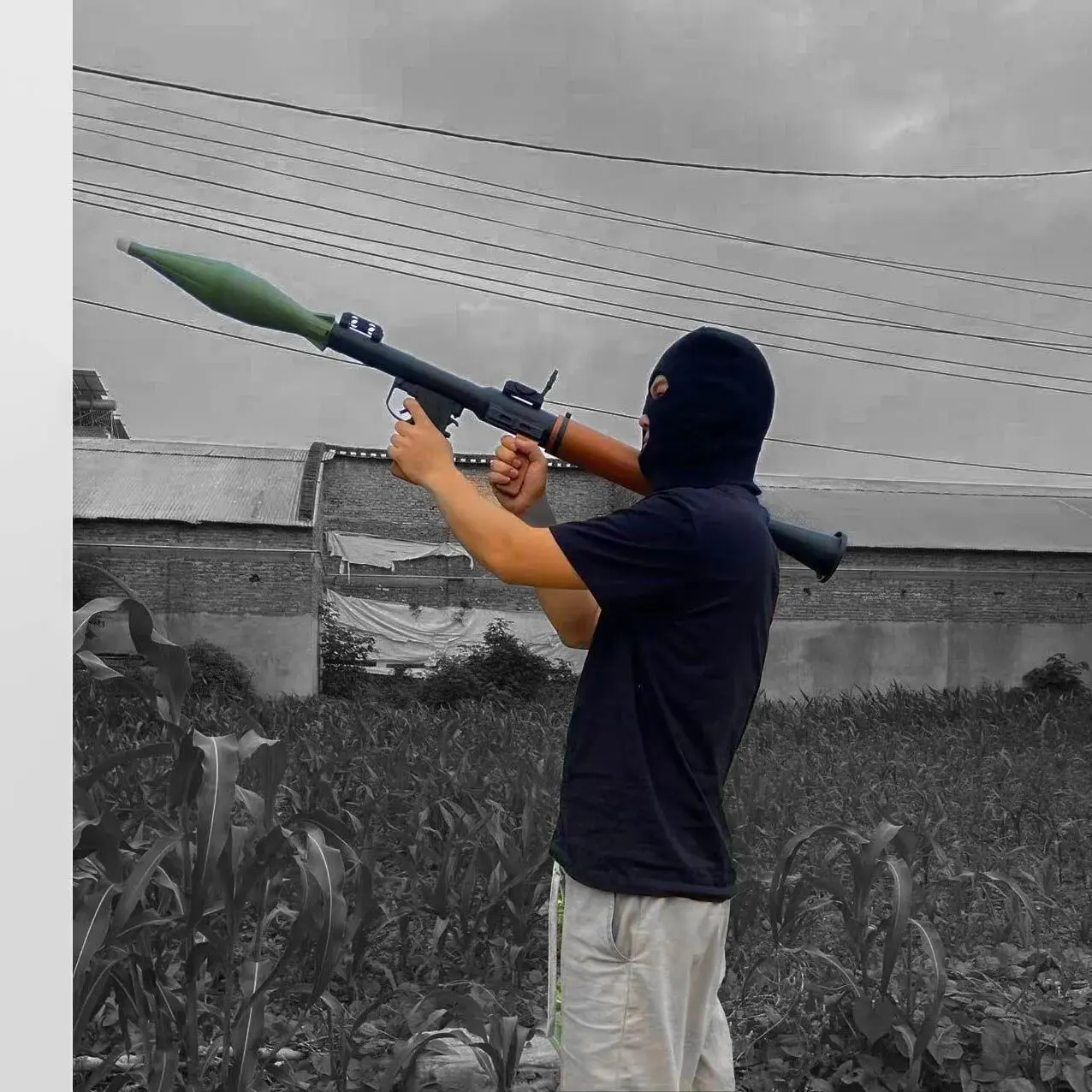 Firecracker Tube Toy Gun Launching Tube for Launching Rocket Launchers. Absolute Survival Game. Functionless Toy Model.
