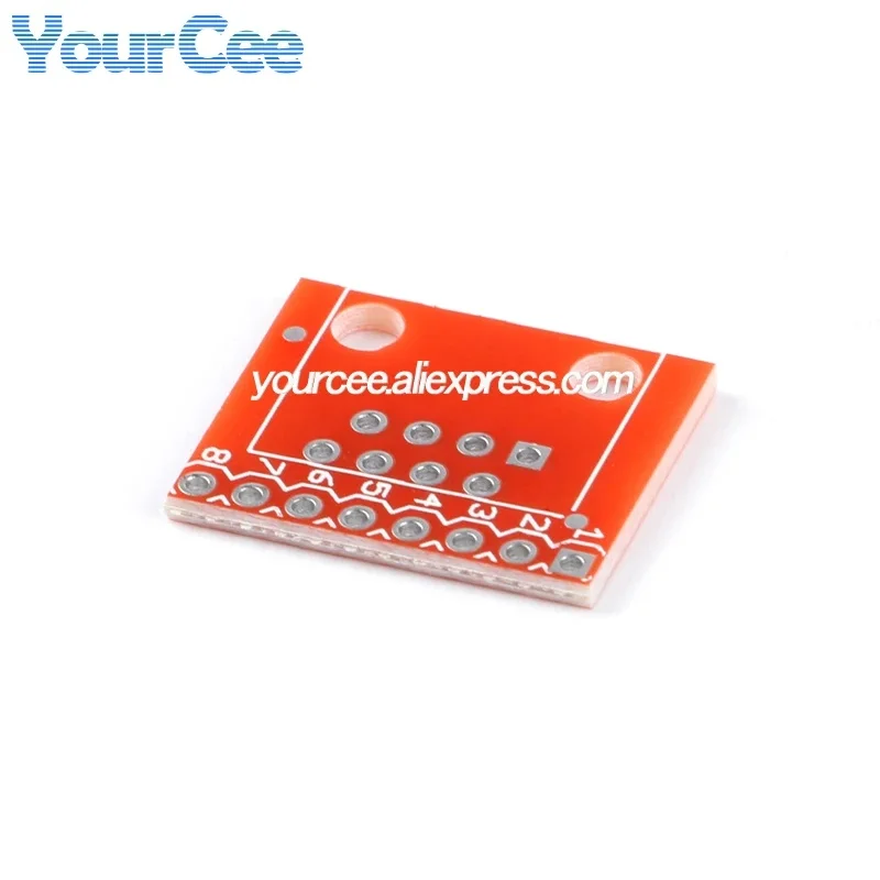 50pcs/1pc RJ45 to DIP 2.54mm Breakout Board Adapter Plate RJ45 Connector to 2.54mm DIY Electronics for Arduino
