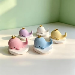 Cute Whale Shape Aromatherapy Candle Mold 3D Animals Plaster Gypsum Crafts Silicone Molds