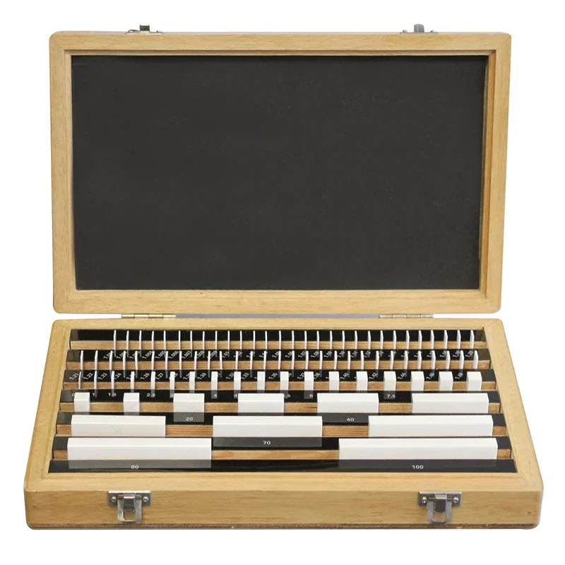 

112pcs ceramic steel rectangular slip gauge caliper gauge block set, micrometer block gauge set