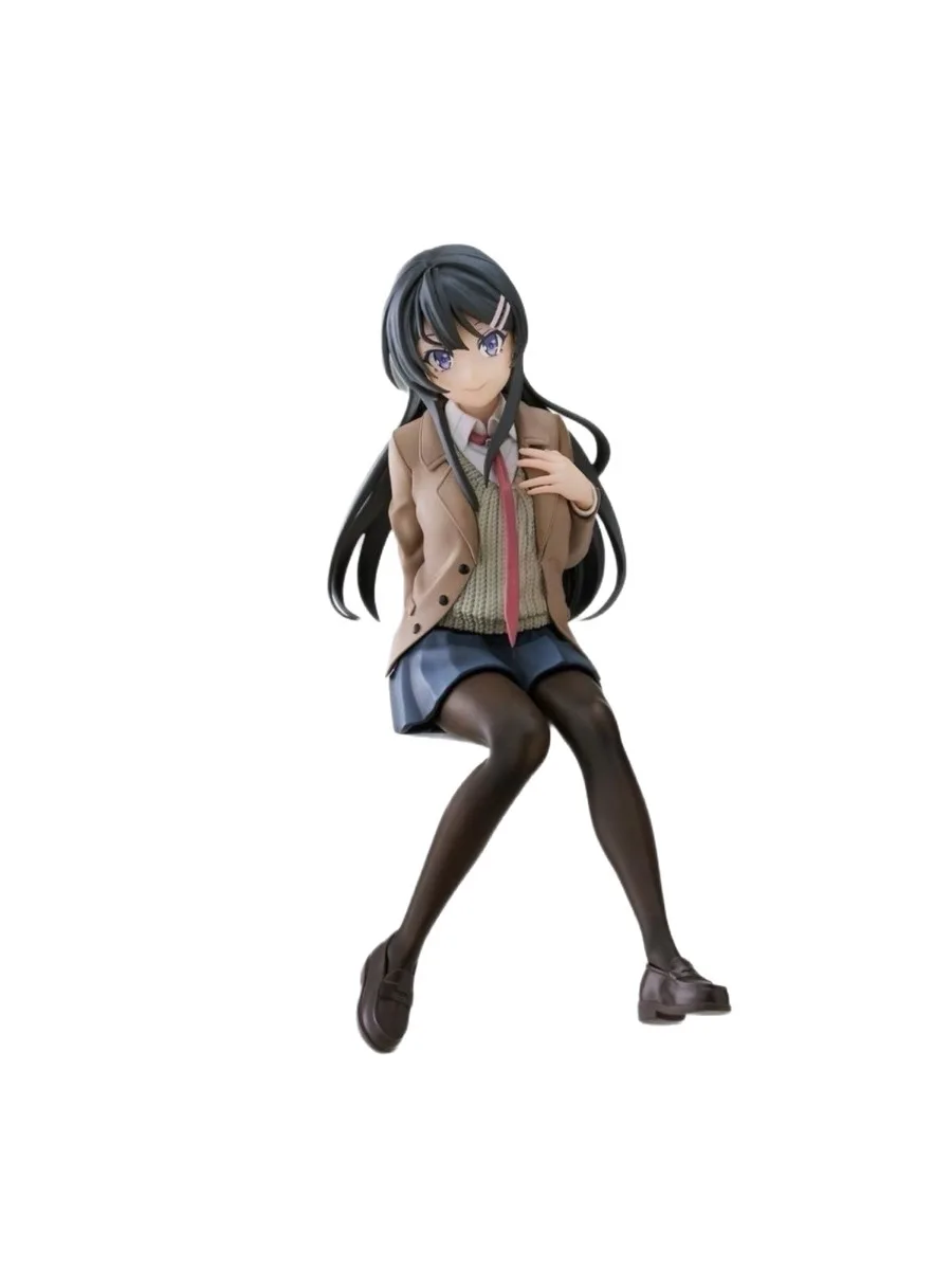 Rascal Does Not Dream of Bunny Girl Senpai Sakurajima Mai Instant-Nudelschüssel-Figur Anime Bishoujo Modellstatue Sammlerstück Spielzeug