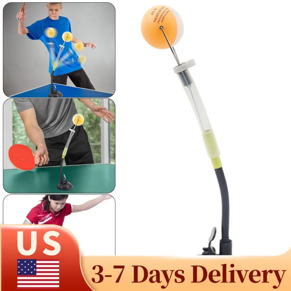 

Тренажер для настольного тенниса с присоской: Робот-тренажер для быстрого отскока мяча, для отработки ударов на открытом воздухе