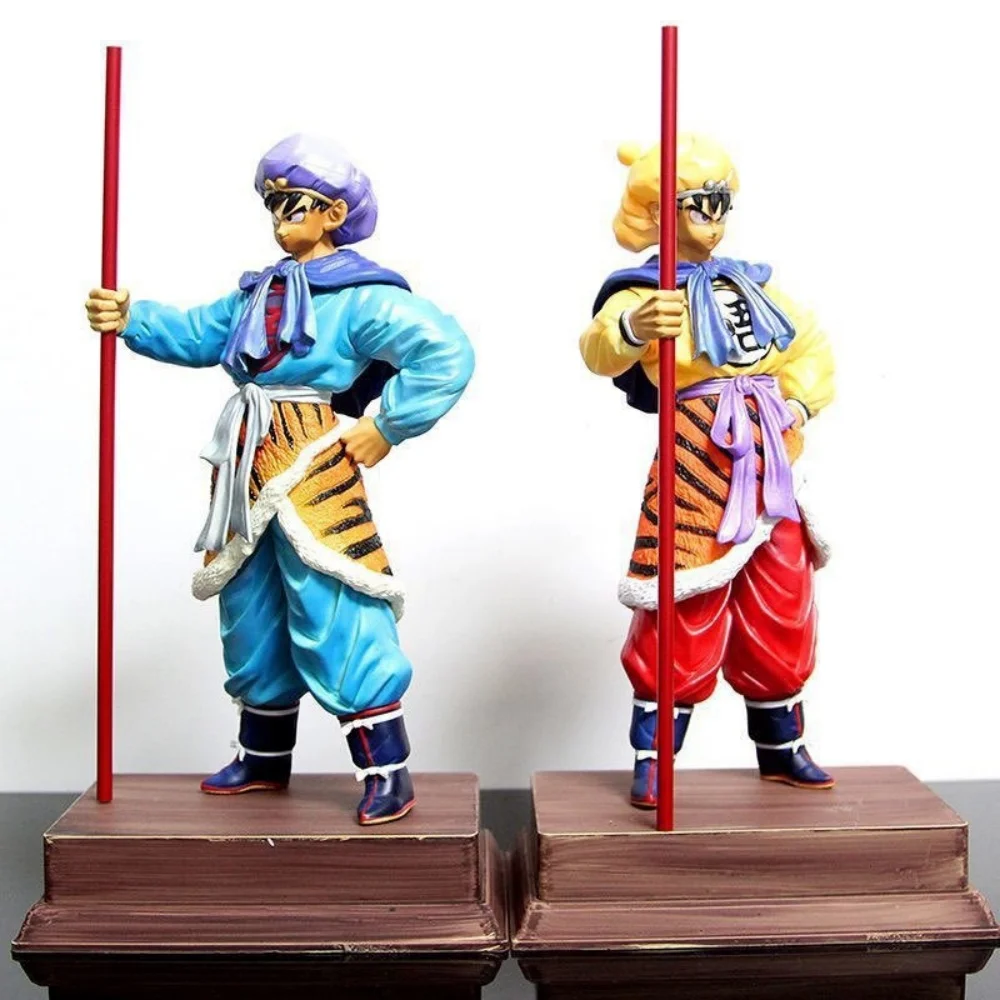 

Аниме-фигурка Dragon Ball Super Saiyan Son Goku GK с юбкой в стиле тигровой кожи, коллекционная модель из ПВХ, игрушка, 30 см